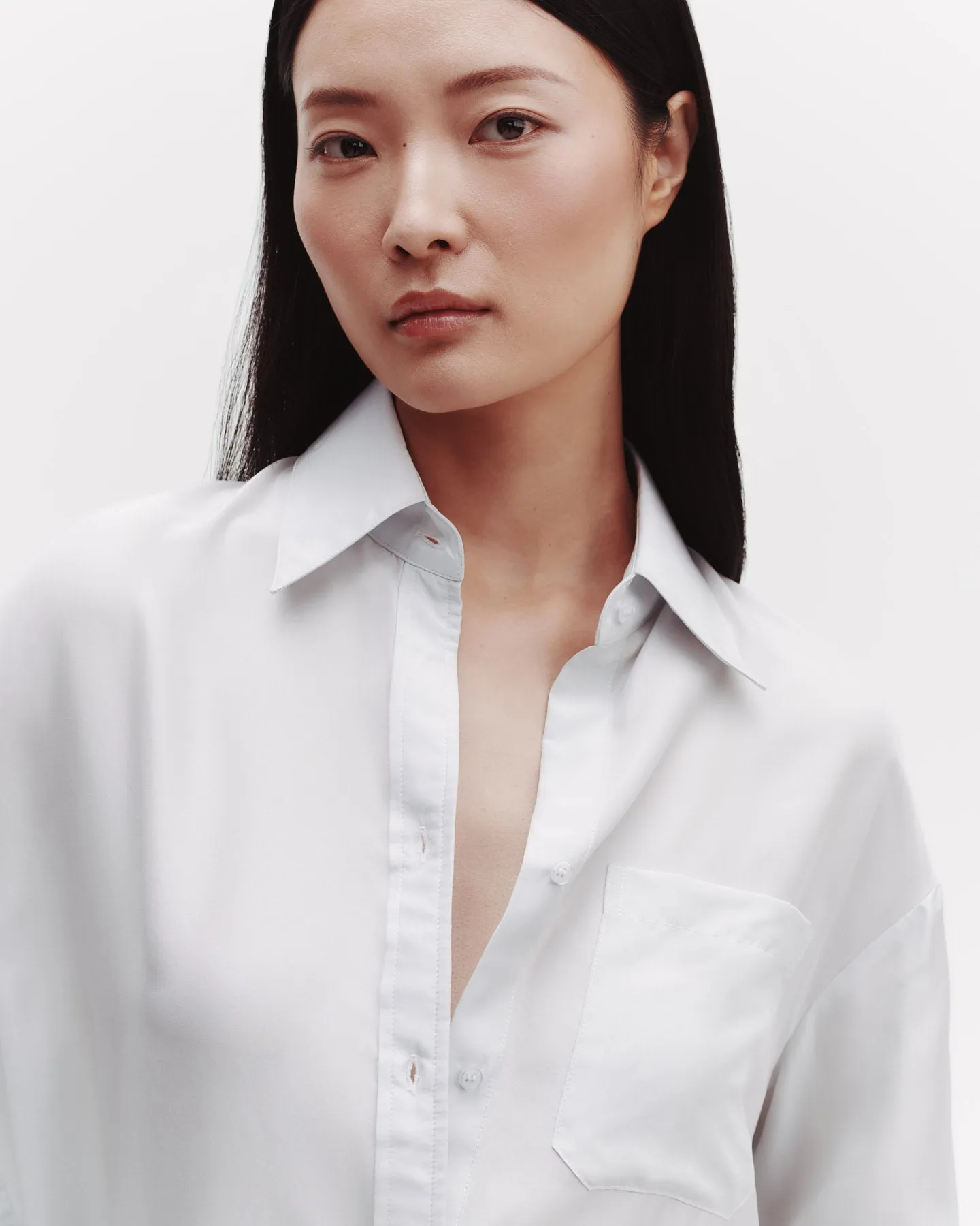 Big Joe Shirt in Washed Silk Habotai sold by TWP CLOTHING product image thumbnail 3