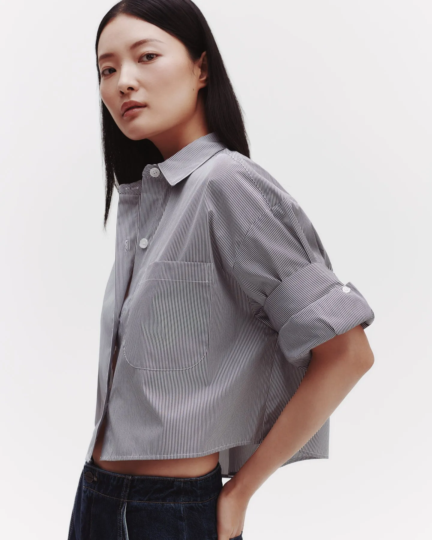 Next Ex Shirt in Faubourg Stripe sold by TWP CLOTHING product image thumbnail 2