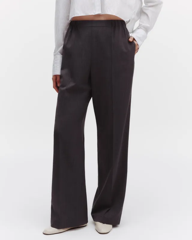 Jillian Sweatpant in Italian Wool Twill sold by TWP CLOTHING