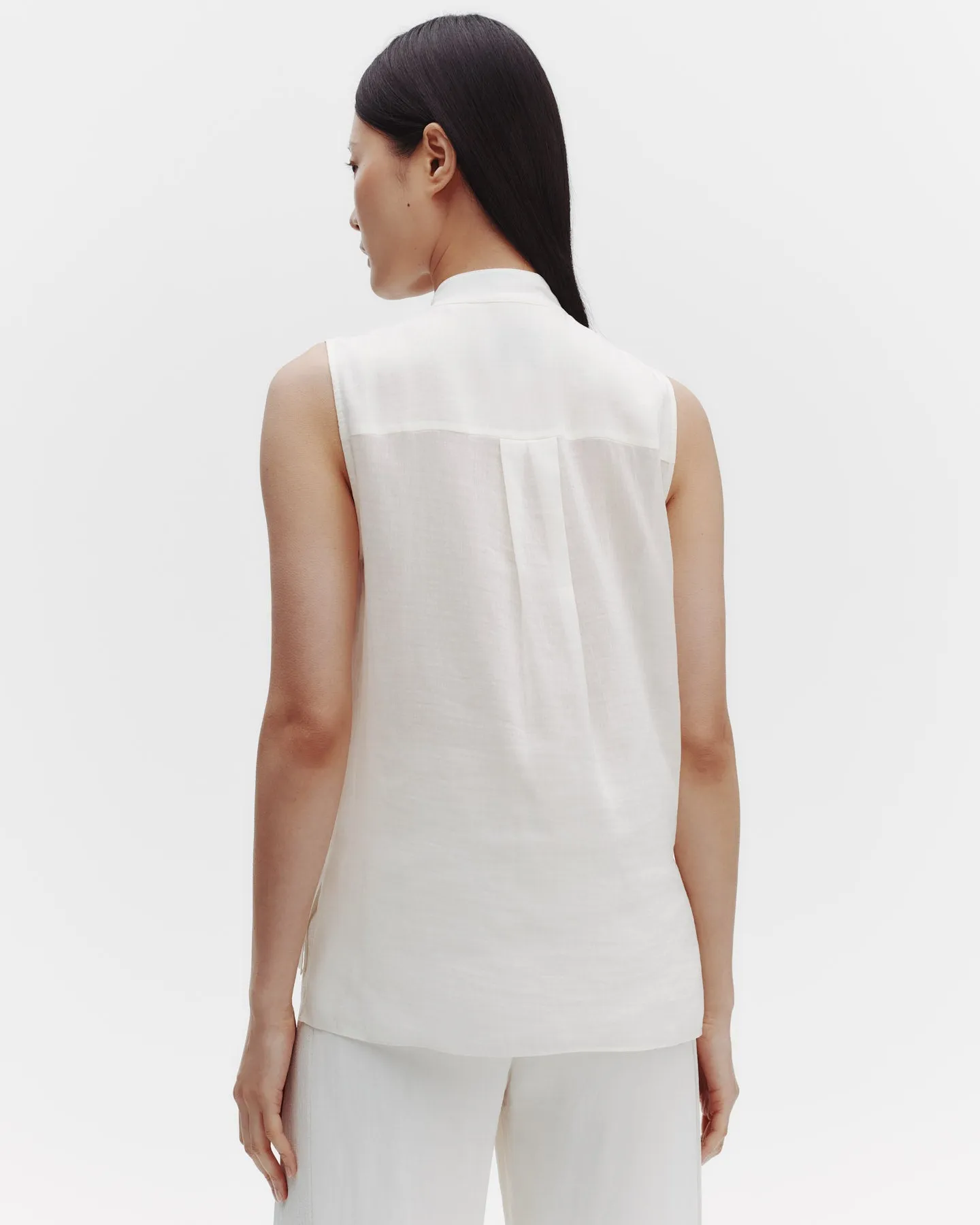 Adele Top with Sequins in Sheer Crinkled Shirting sold by TWP CLOTHING product image thumbnail 5