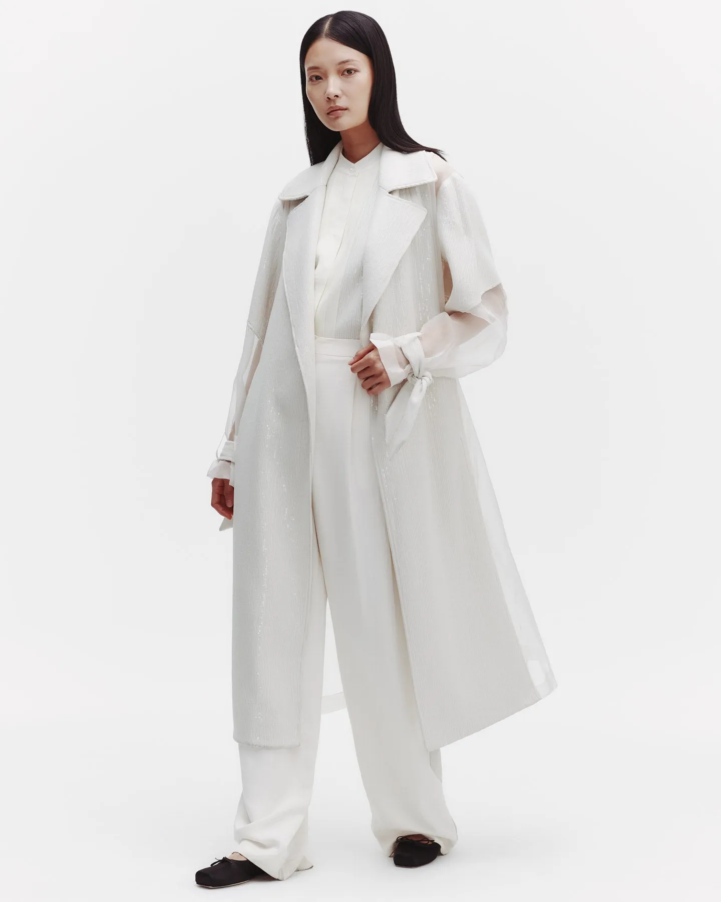 Foreign Affair Jacket with Sequins in Silk Chiffon sold by TWP CLOTHING product image thumbnail 4