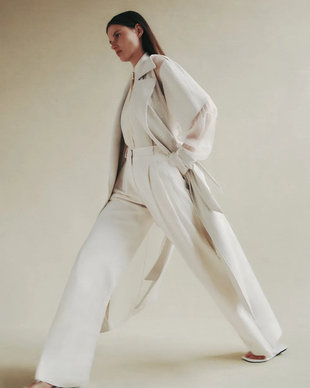 Foreign Affair Jacket with Sequins in Silk Chiffon sold by TWP CLOTHING