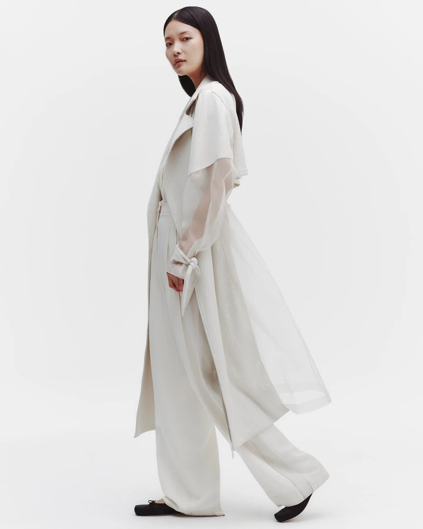 Foreign Affair Jacket with Sequins in Silk Chiffon sold by TWP CLOTHING product image thumbnail 3