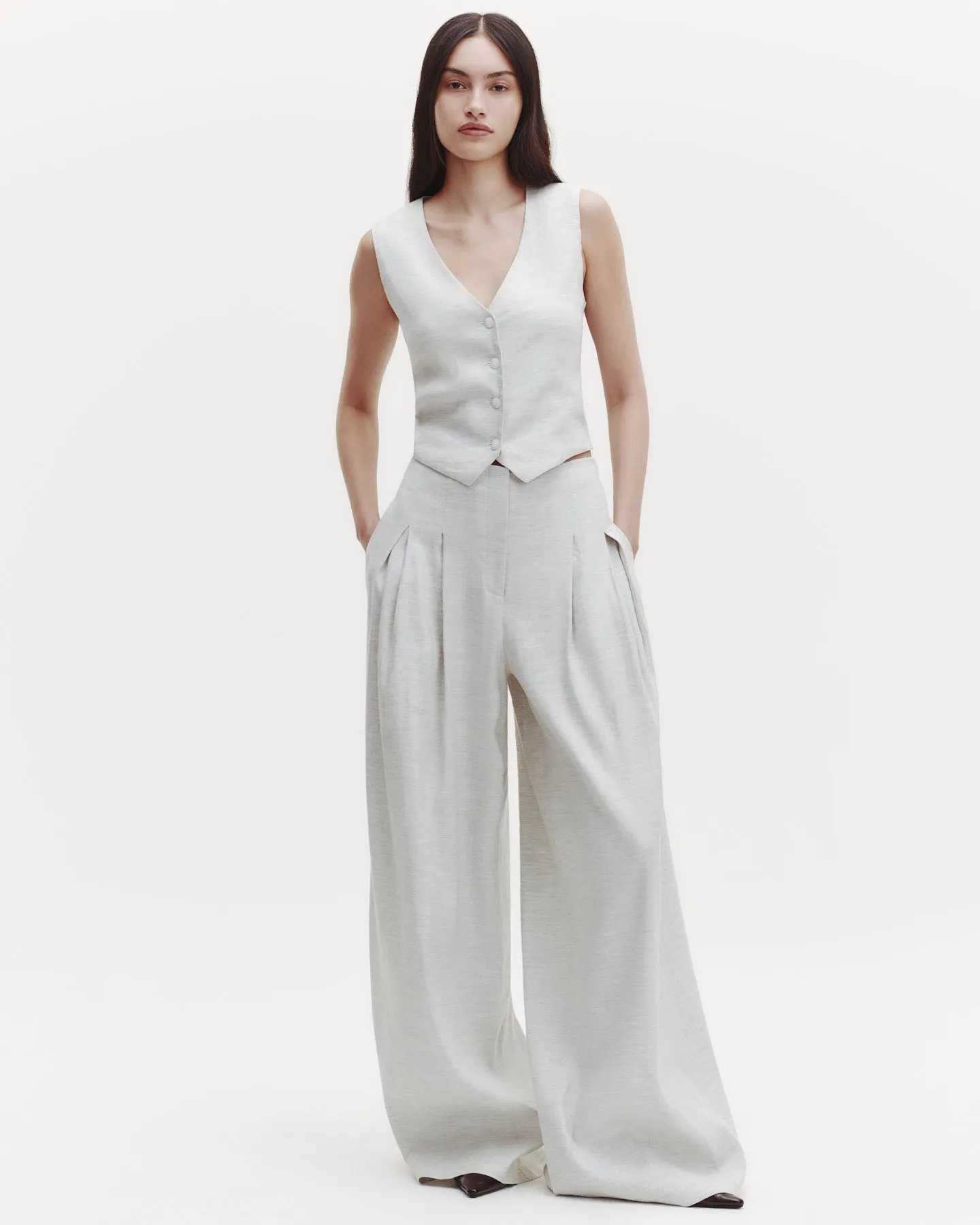 Drew Pant in Linen Viscose sold by TWP CLOTHING product image thumbnail 3