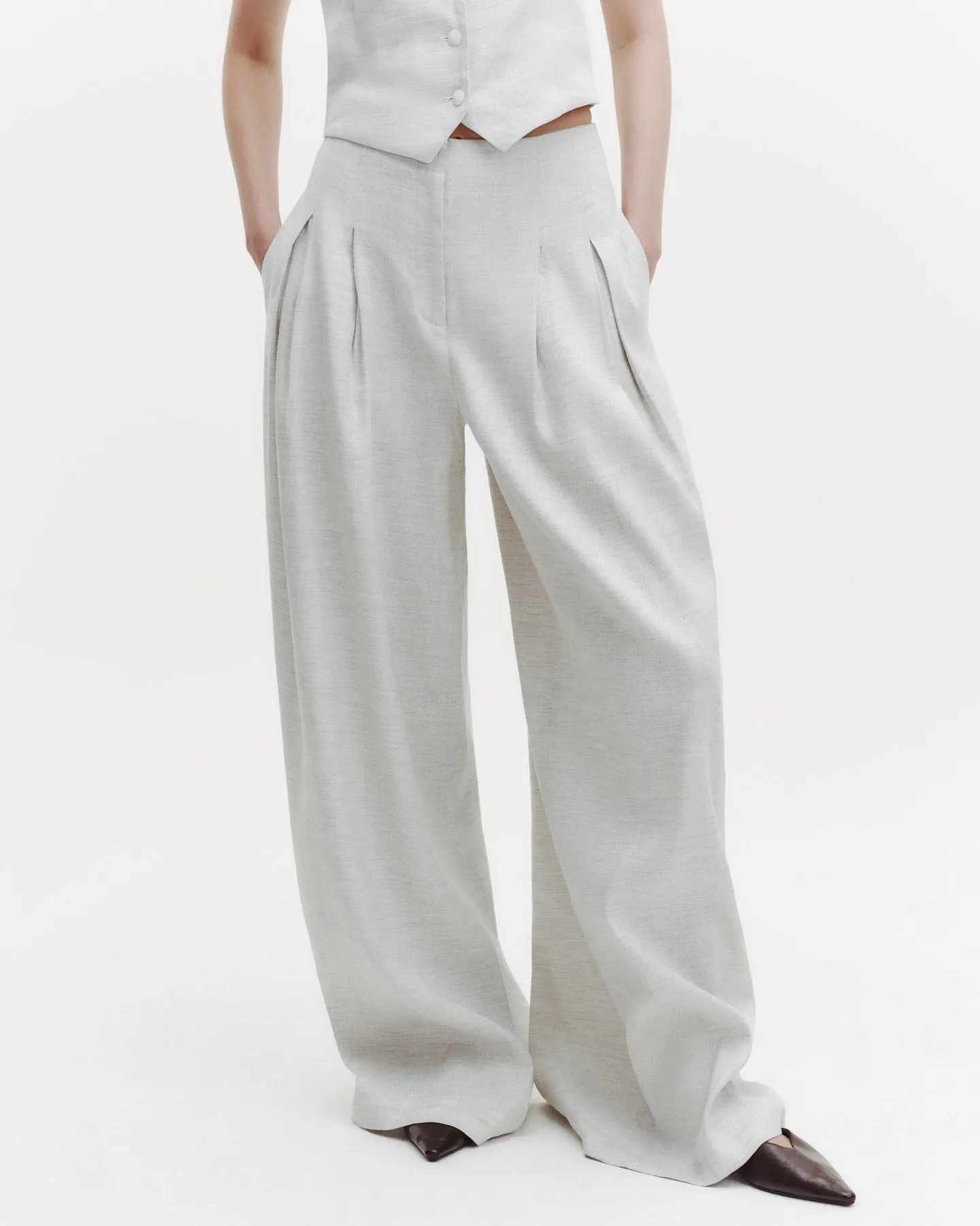 Drew Pant in Linen Viscose sold by TWP CLOTHING product image thumbnail 5