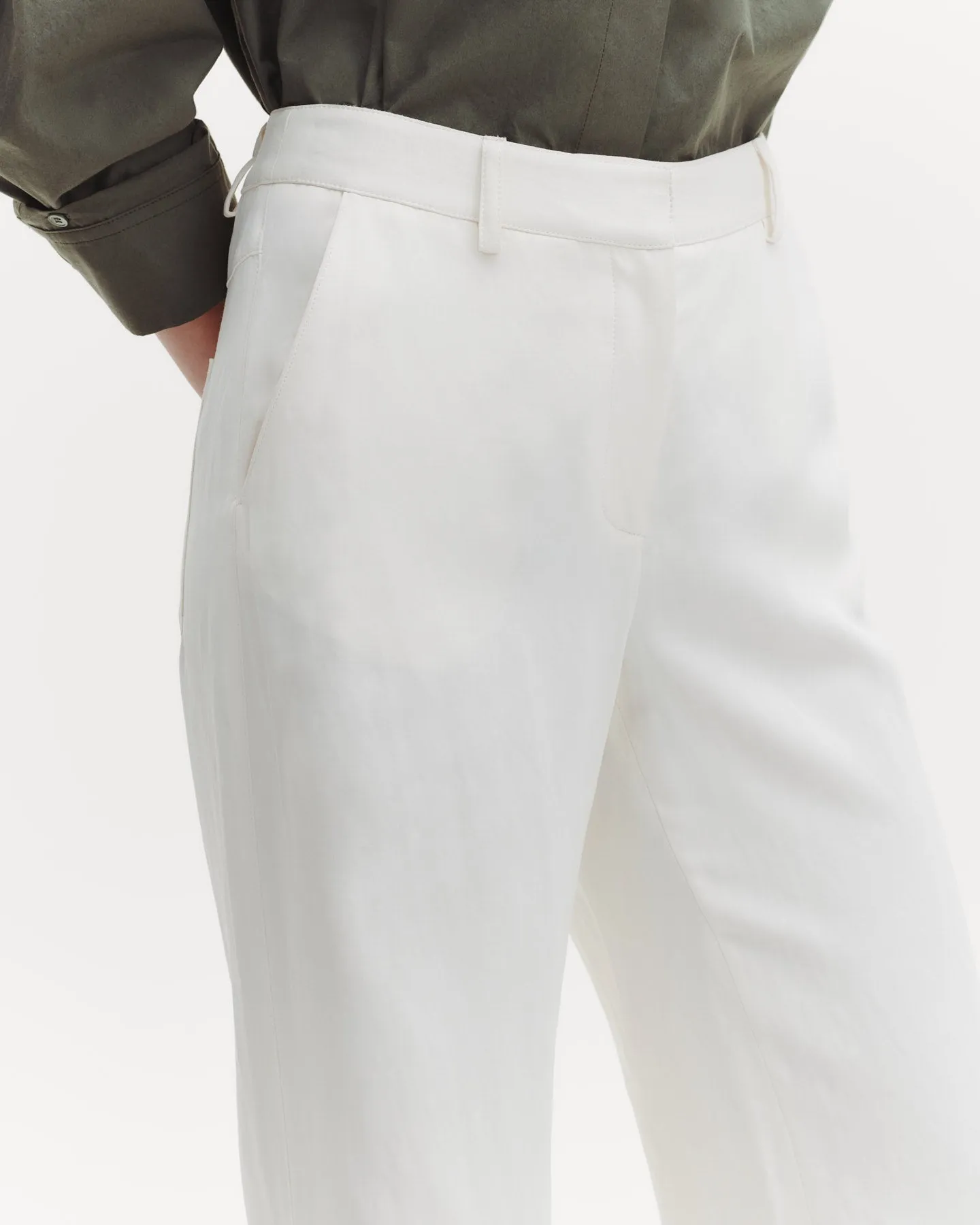 Howard Pant in Coated Viscose Linen sold by TWP CLOTHING product image thumbnail 2