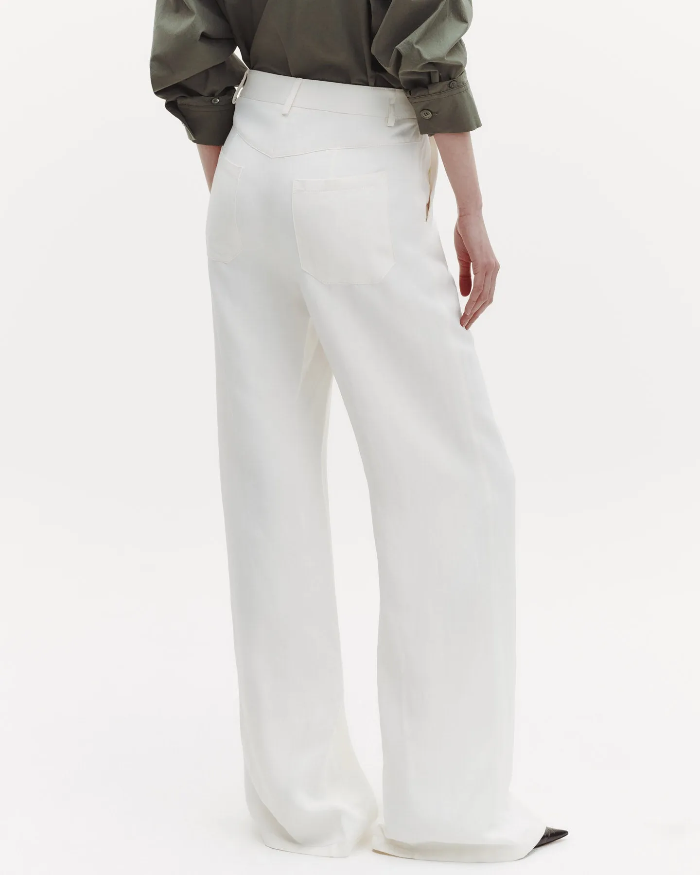 Howard Pant in Coated Viscose Linen sold by TWP CLOTHING product image thumbnail 4