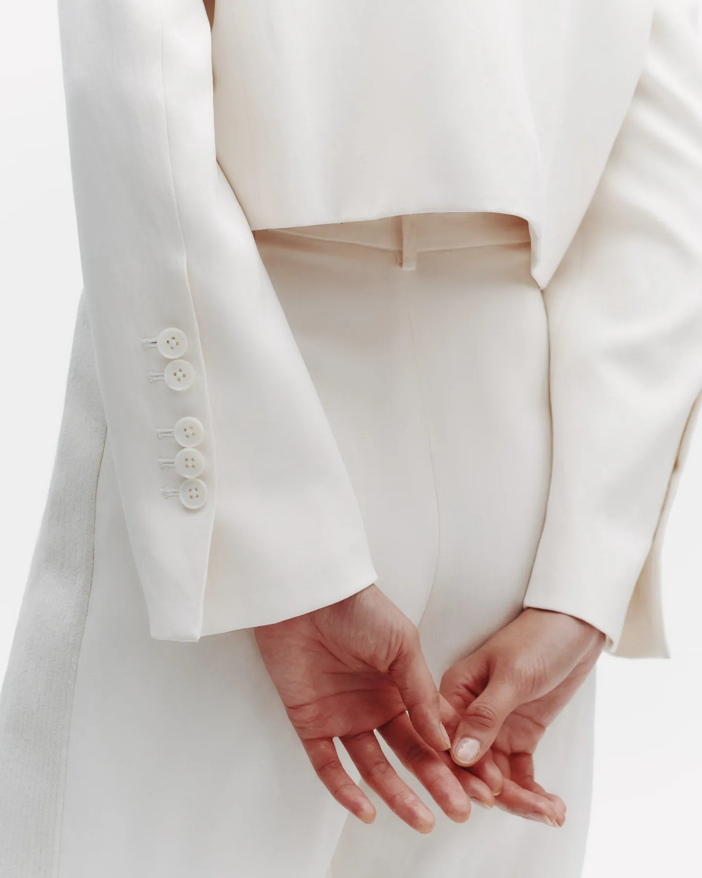 What Once Was Blazer with Paillettes in Coated Viscose Linen sold by TWP CLOTHING product image thumbnail 5