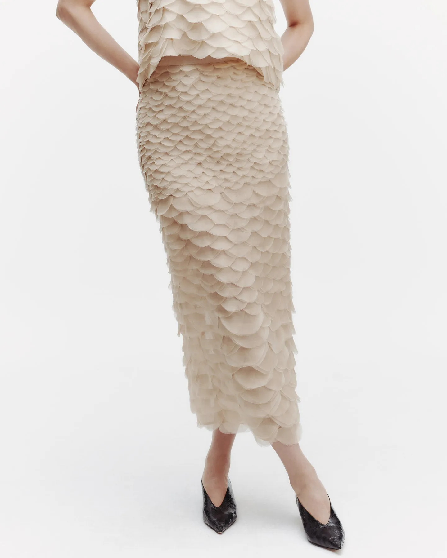 Sylkie Skirt with Silk Organza Fishscales sold by TWP CLOTHING