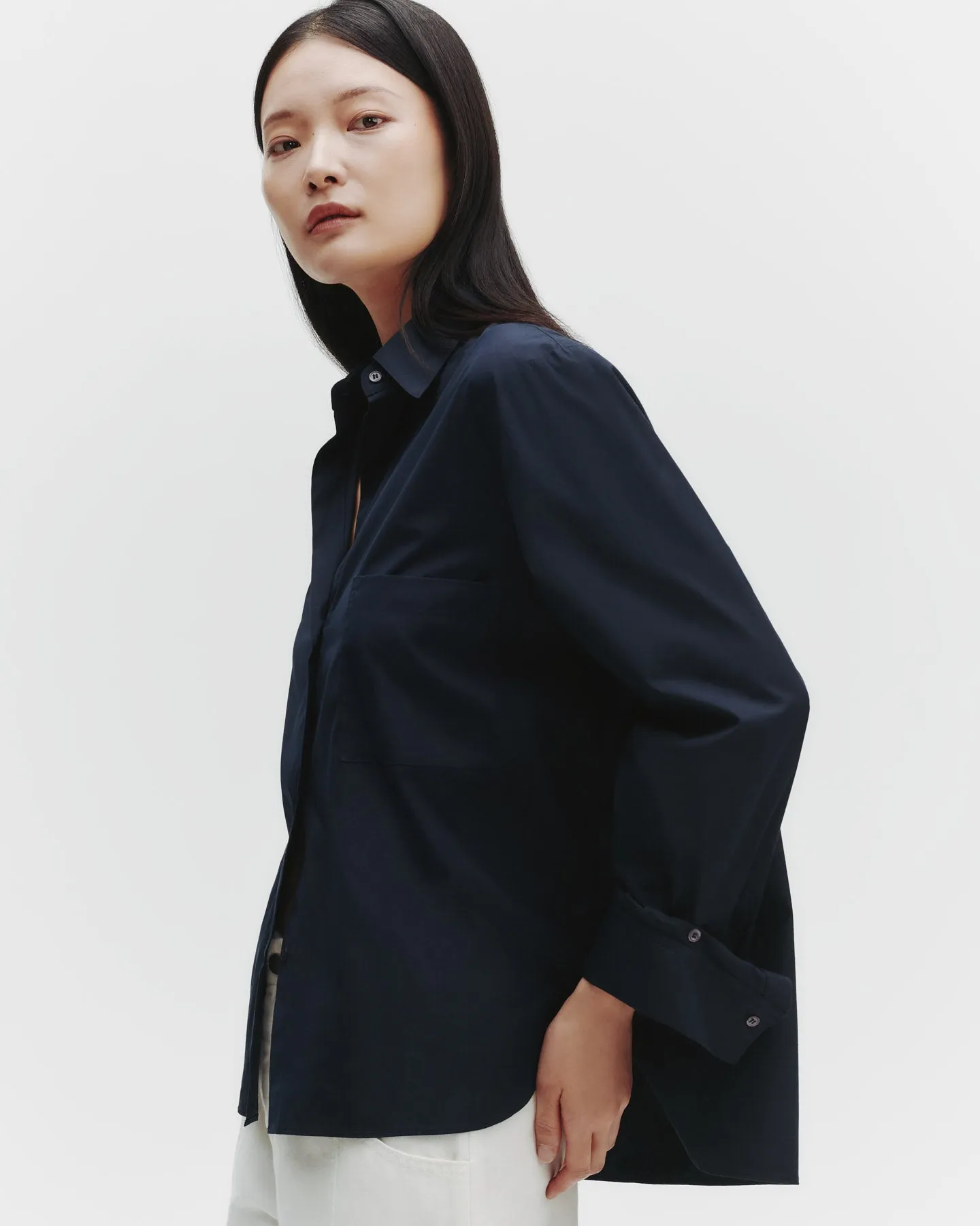 Next Morning Shirt in Cotton Poplin sold by TWP CLOTHING