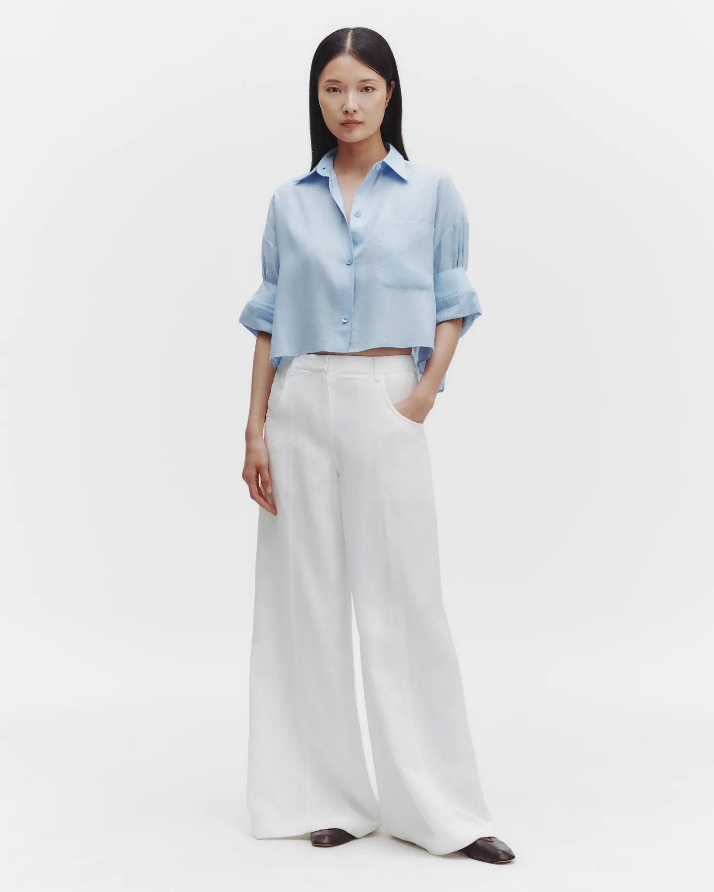 Next Ex Shirt in Delave Linen sold by TWP CLOTHING product image thumbnail 5