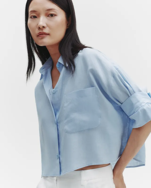 Next Ex Shirt in Delave Linen sold by TWP CLOTHING