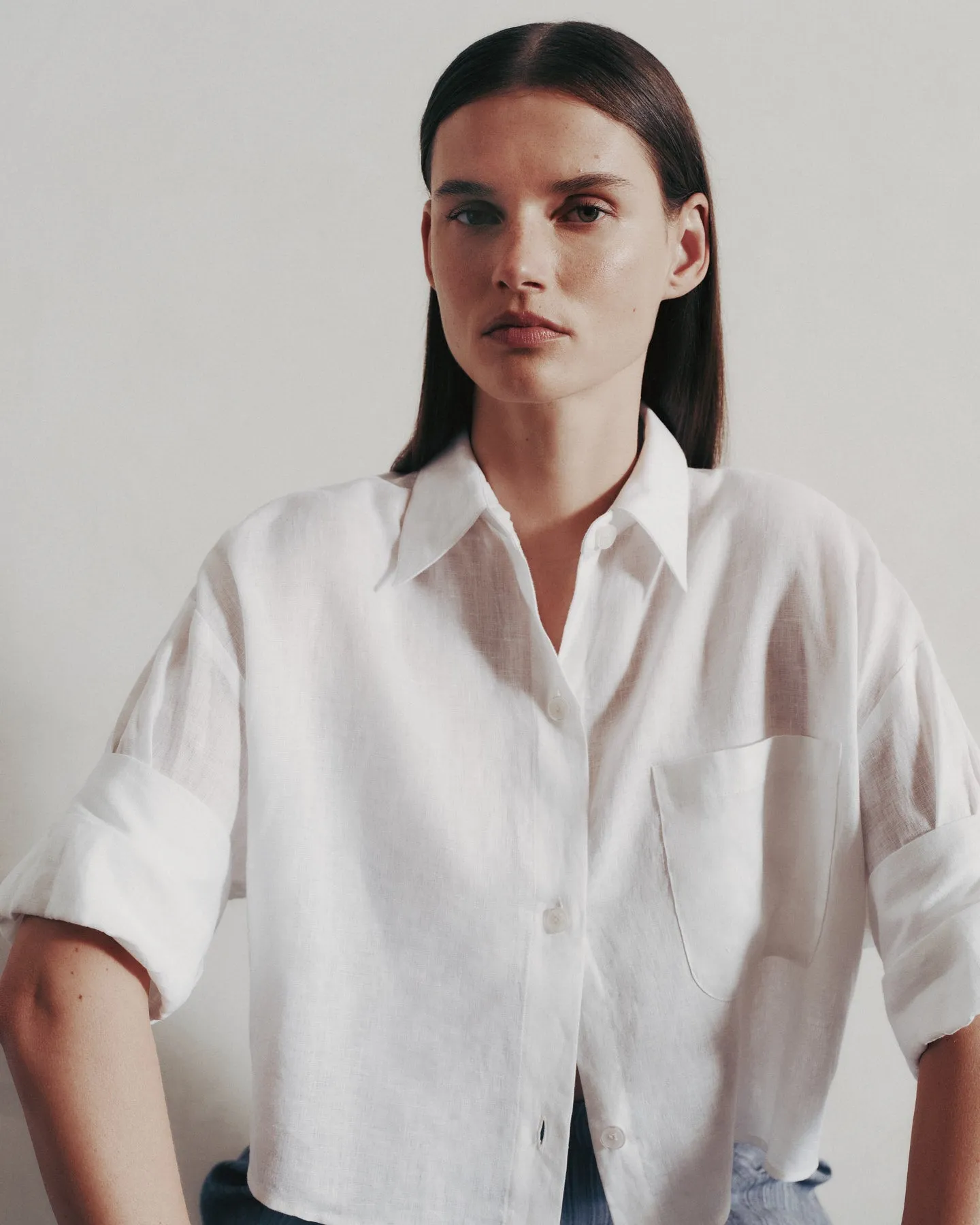 Next Ex Shirt in Delave Linen sold by TWP CLOTHING