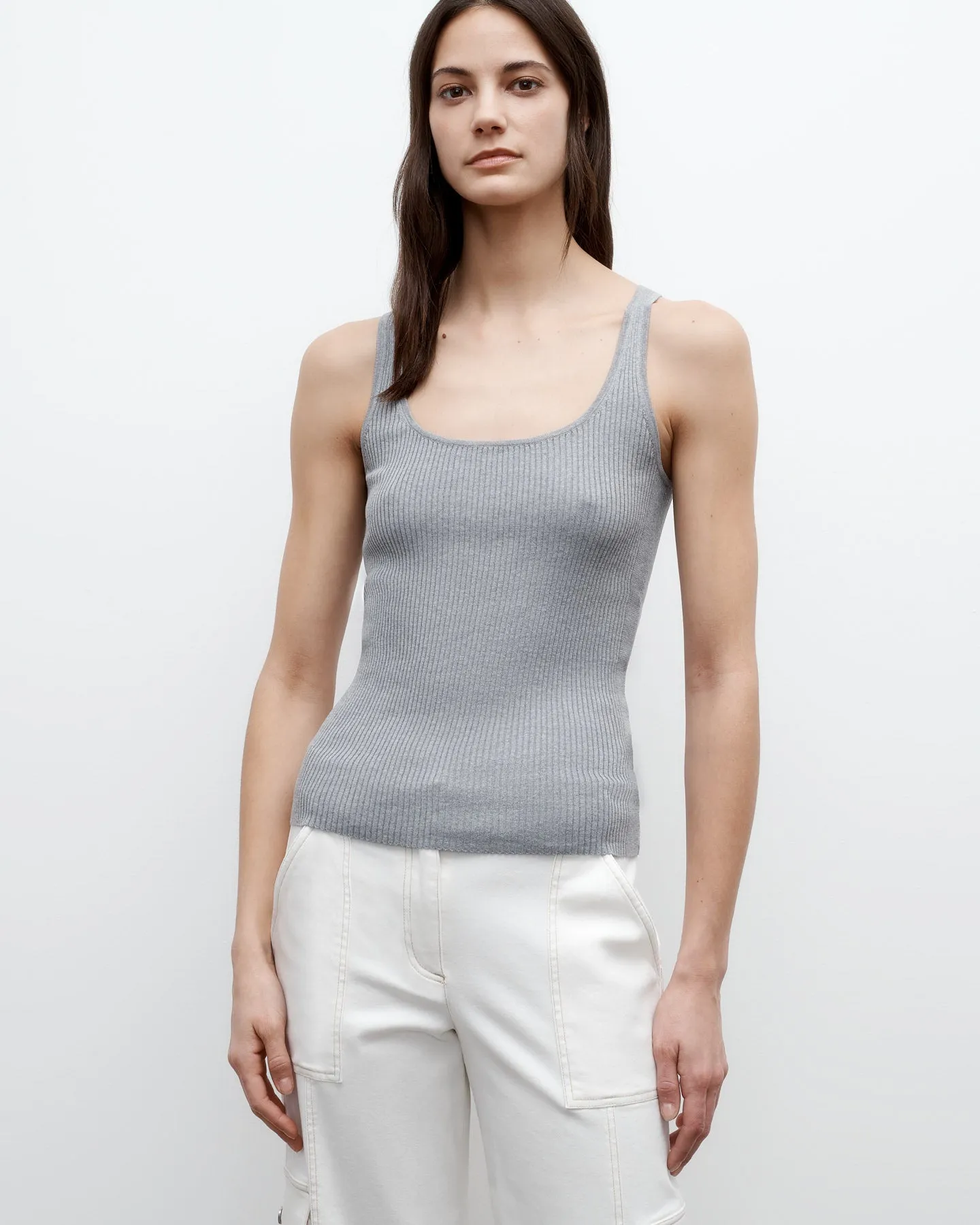 Knit Tank in Cotton Silk sold by TWP CLOTHING