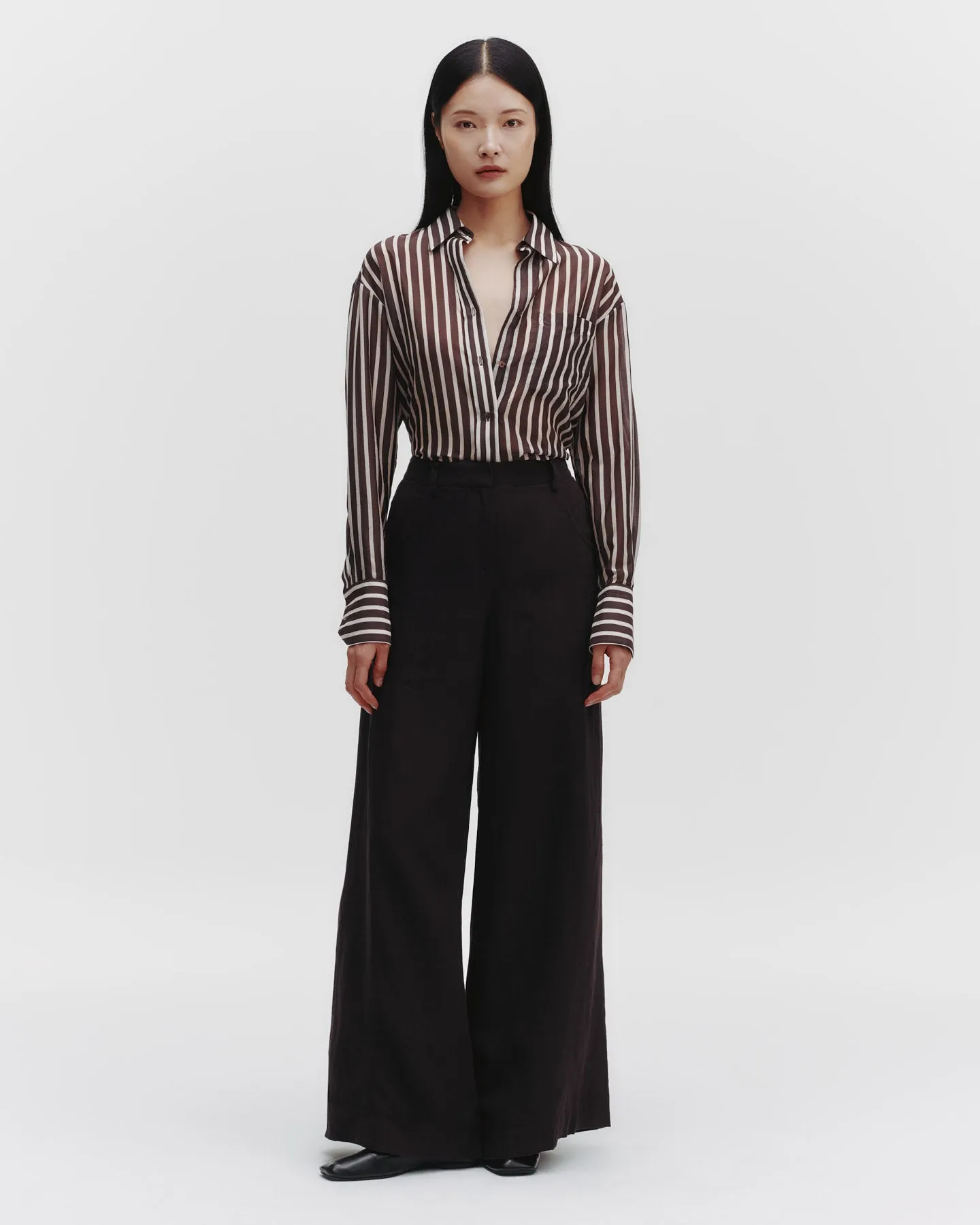 Dee's Trouser in Washed Linen sold by TWP CLOTHING product image thumbnail 2