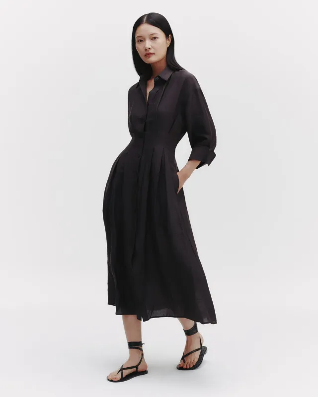 M Dress in Delave Linen sold by TWP CLOTHING