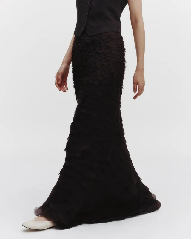 Everlasting Love Skirt in Silk Organza sold by TWP CLOTHING