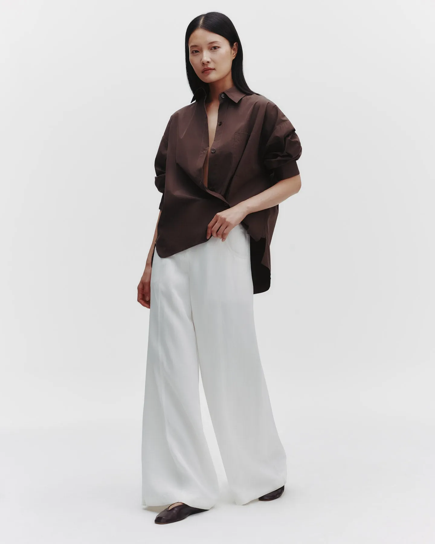 Earl Shirt in Cotton Poplin sold by TWP CLOTHING product image thumbnail 5