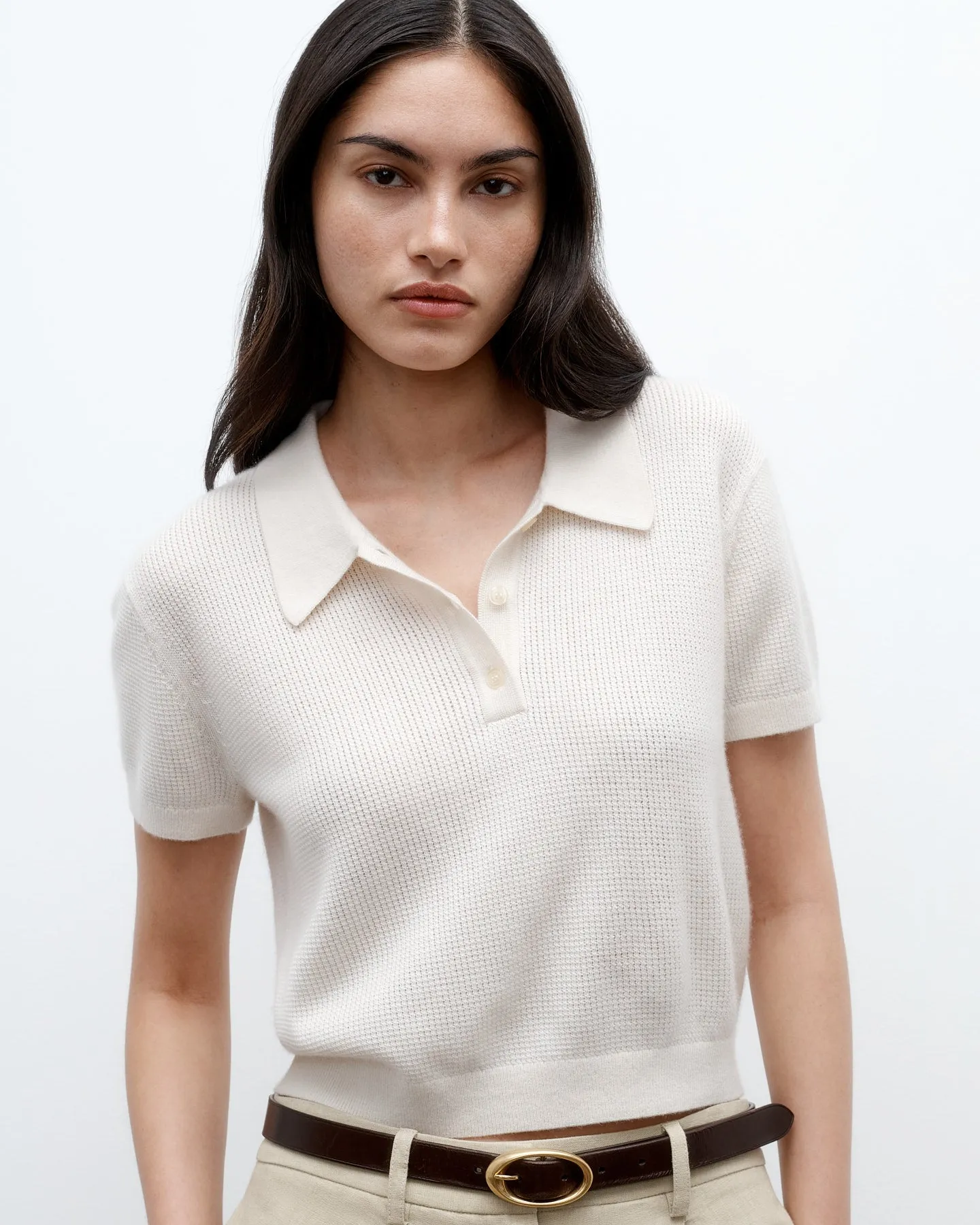 Thermal Polo in Fine Cashmere sold by TWP CLOTHING product image thumbnail 2