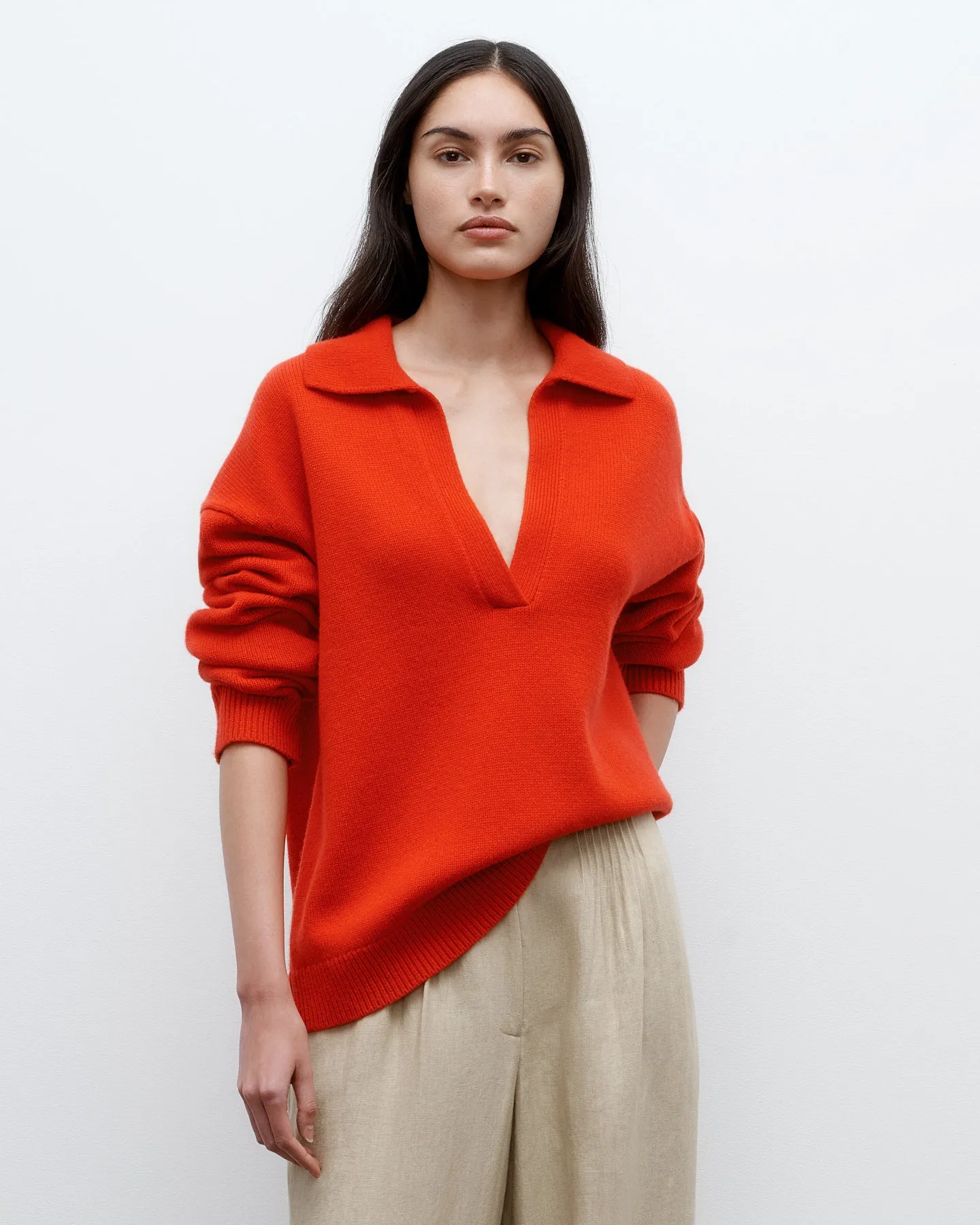 Boy Henley in Cashmere sold by TWP CLOTHING product image thumbnail 3