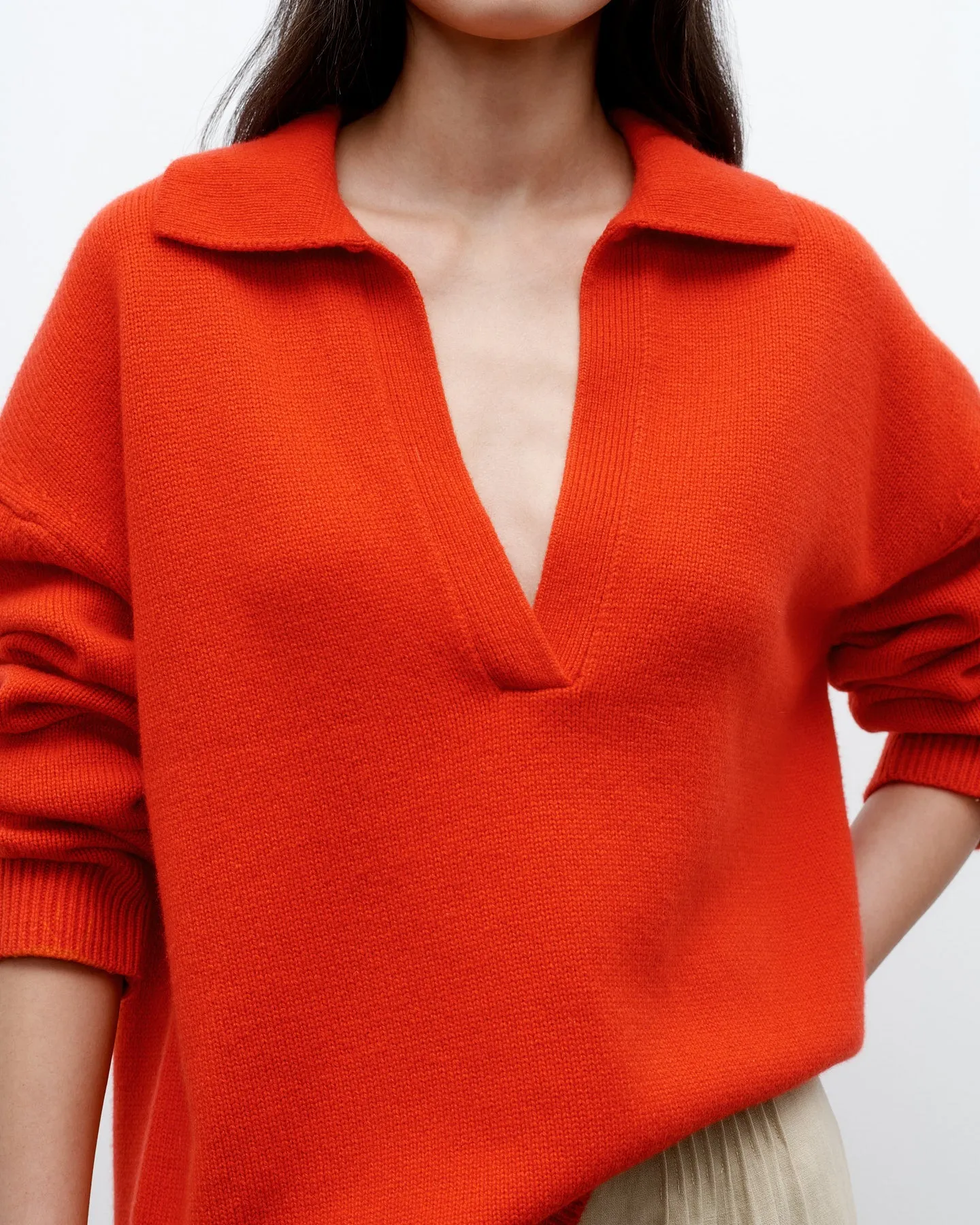 Boy Henley in Cashmere sold by TWP CLOTHING product image thumbnail 2