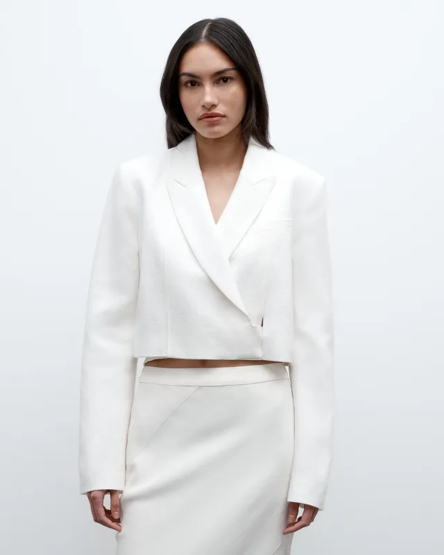Hunter Blazer in Washed Linen sold by TWP CLOTHING