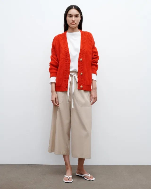 Cardi in Ribbed Cashmere sold by TWP CLOTHING