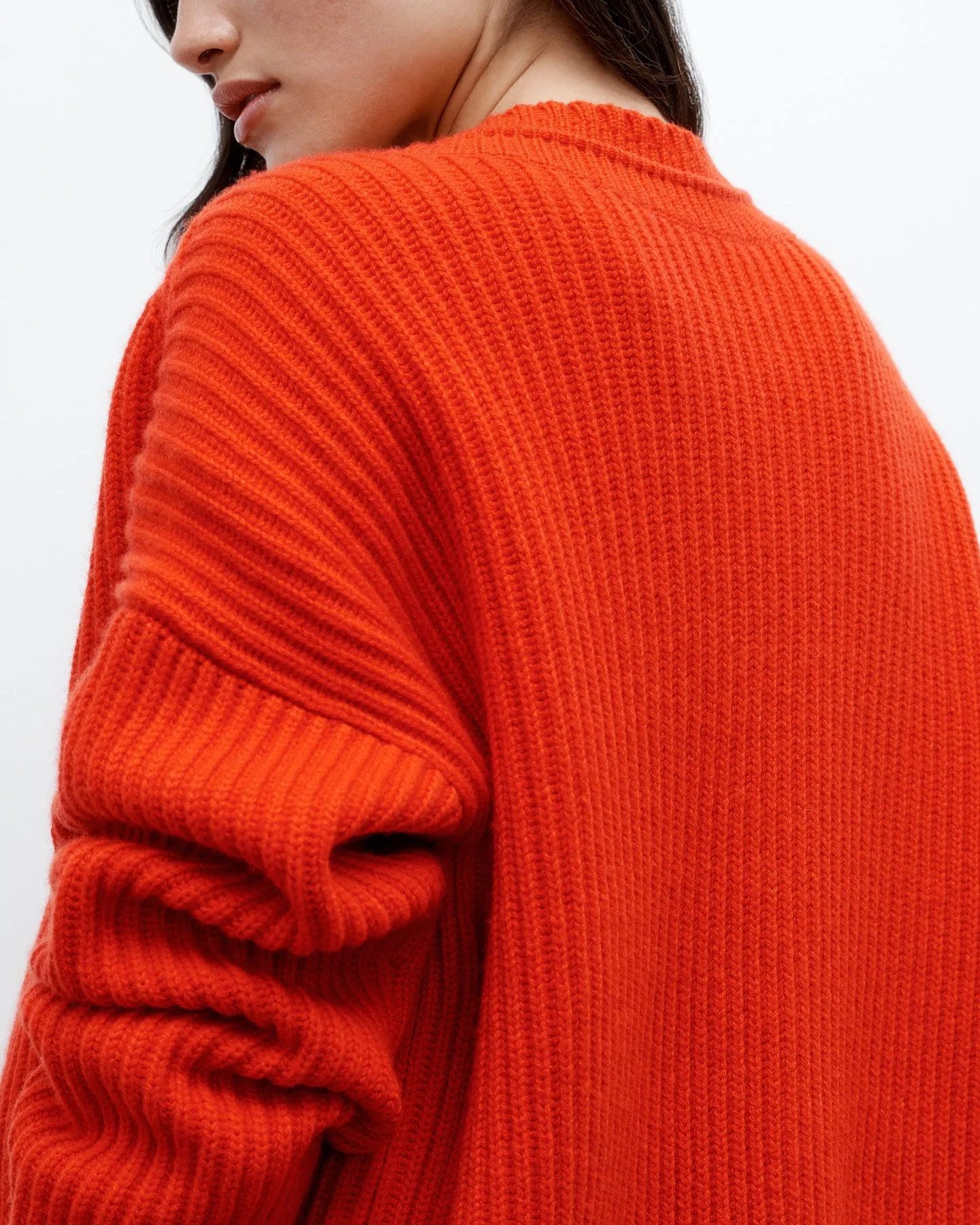 Cardi in Ribbed Cashmere sold by TWP CLOTHING product image thumbnail 5