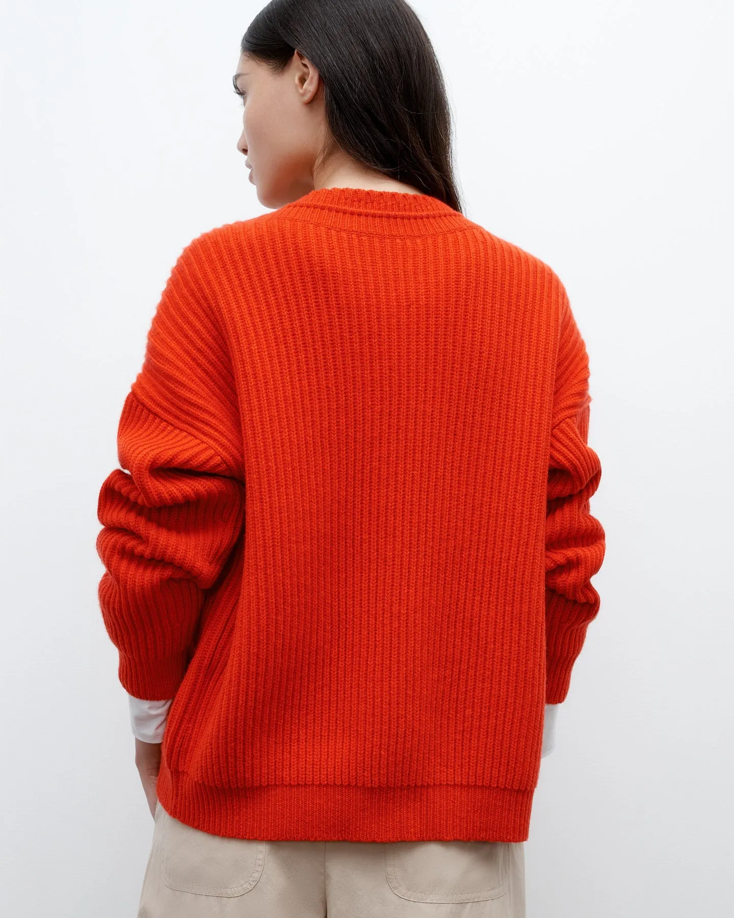 Cardi in Ribbed Cashmere sold by TWP CLOTHING product image thumbnail 4