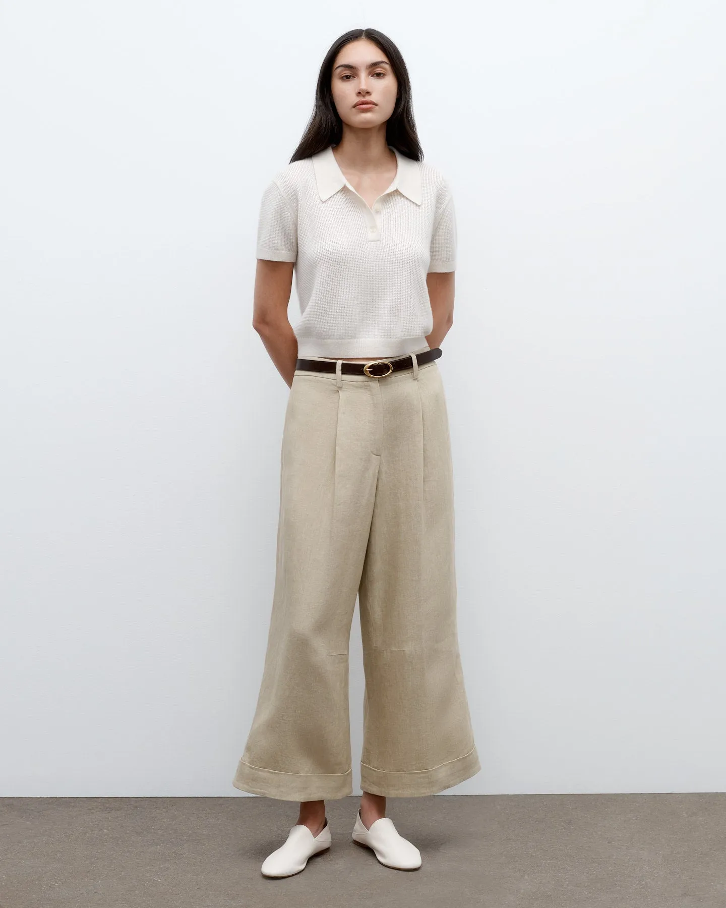 Houston St. Pant in Washed Linen Suiting sold by TWP CLOTHING product image thumbnail 4