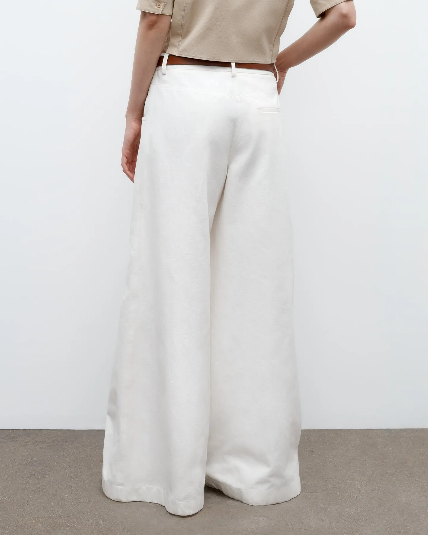 Dee's Trouser in Cotton Linen Twill sold by TWP CLOTHING product image thumbnail 4