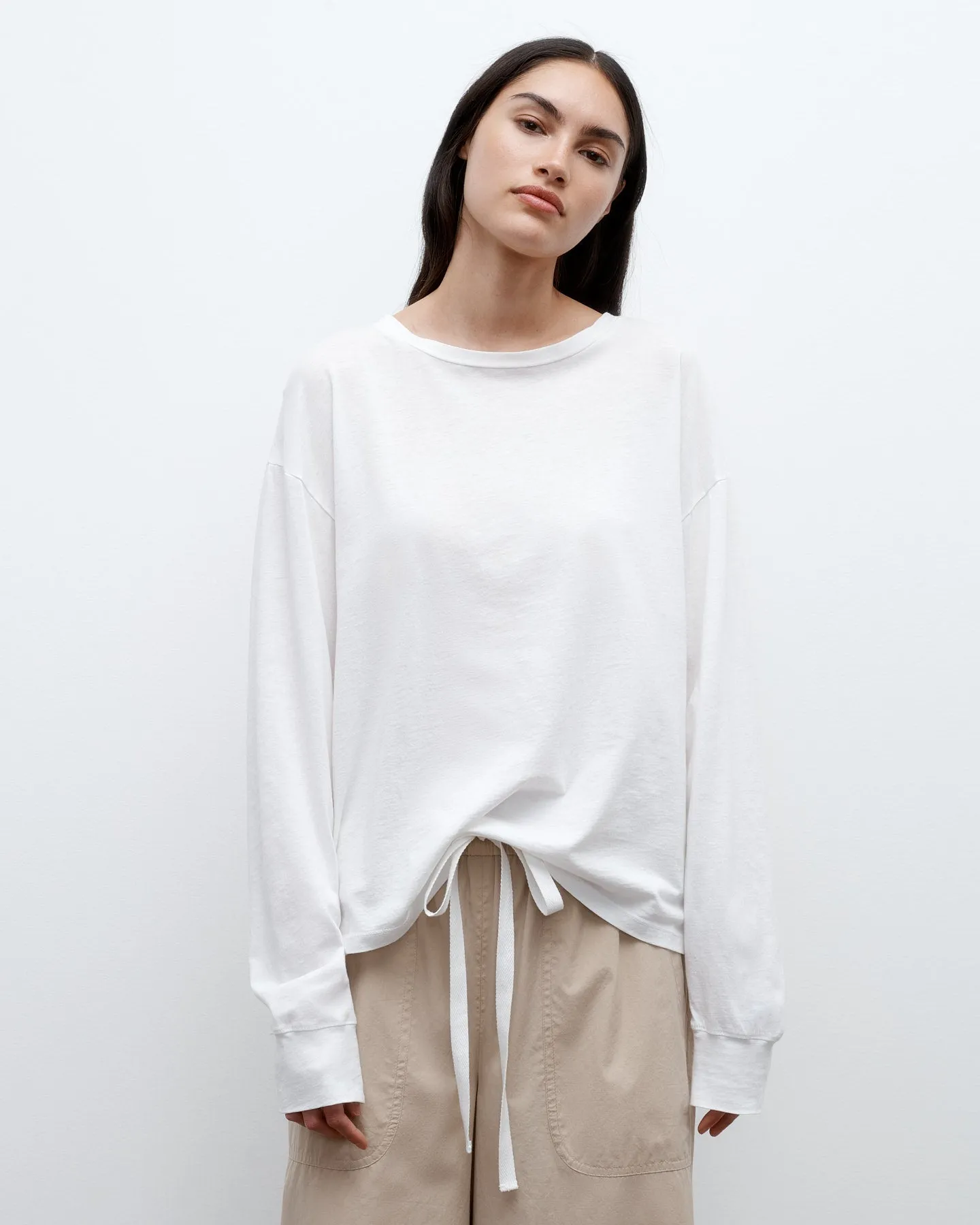 Slouchy Long Sleeve in Supima Cotton sold by TWP CLOTHING