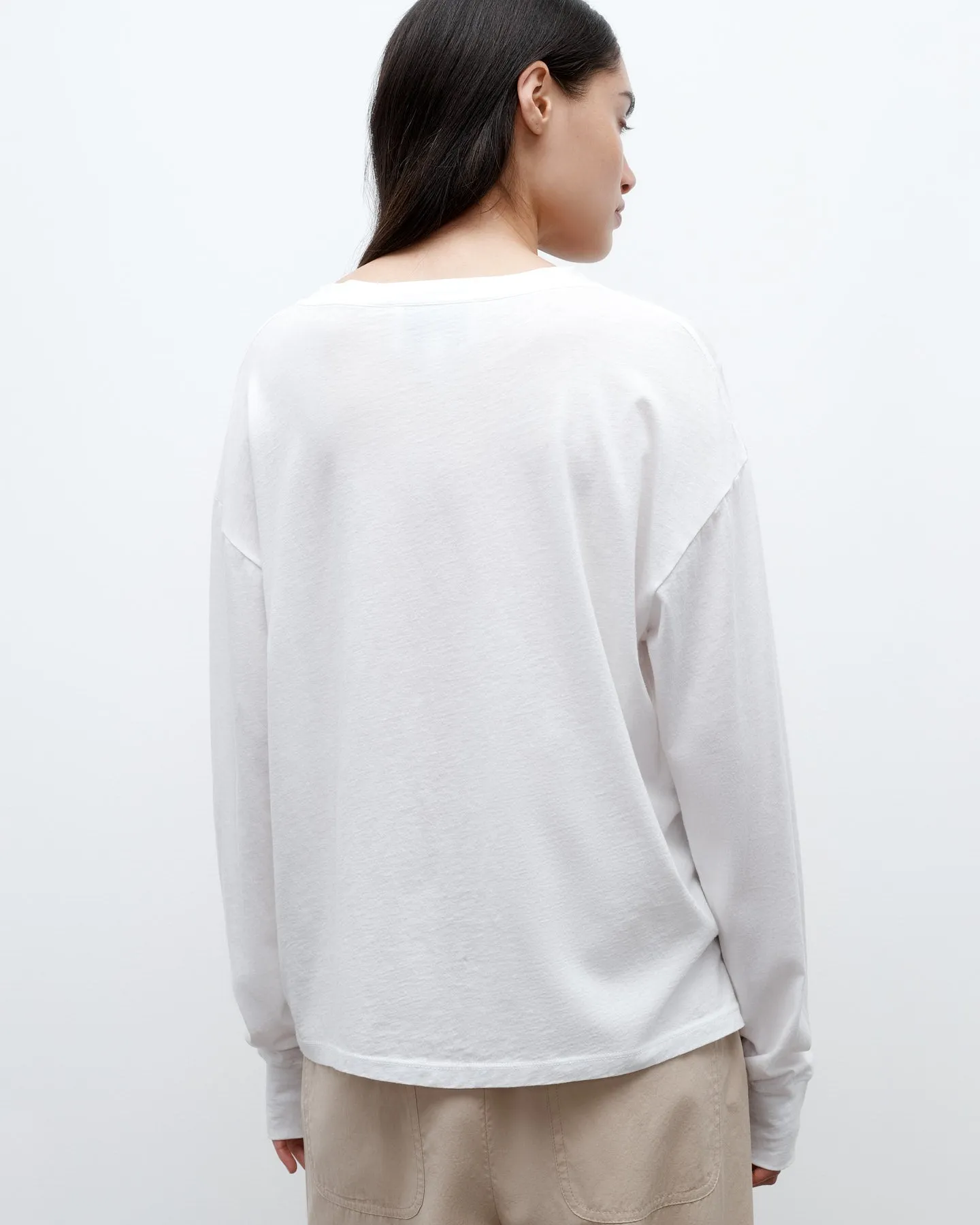 Slouchy Long Sleeve in Supima Cotton sold by TWP CLOTHING product image thumbnail 5