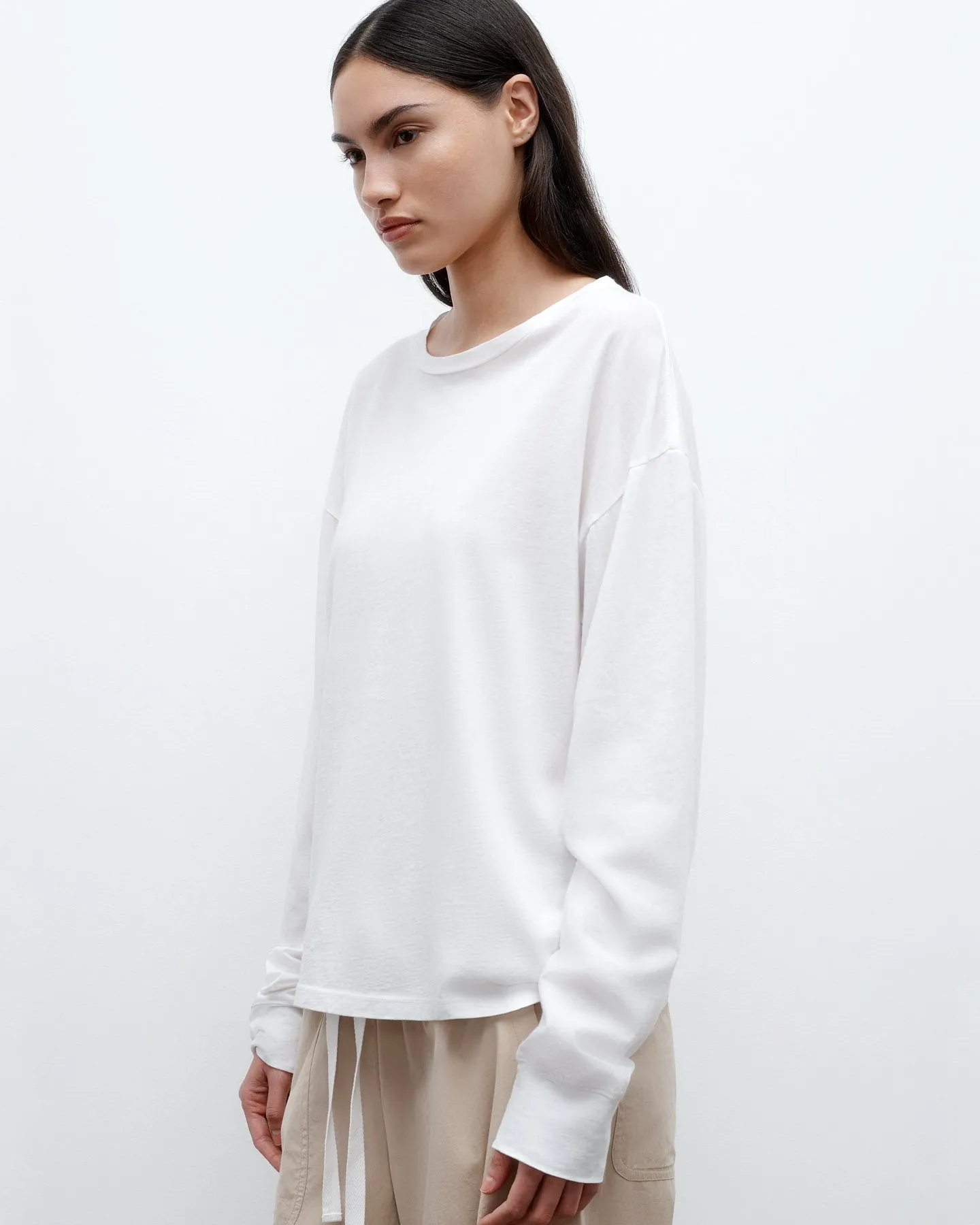 Slouchy Long Sleeve in Supima Cotton sold by TWP CLOTHING product image thumbnail 2