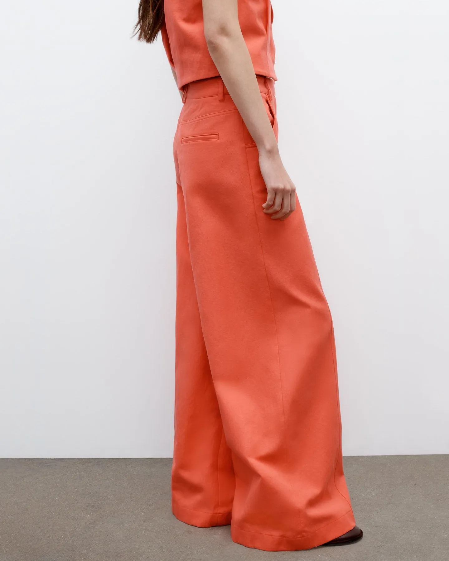 Dee's Trouser in Cotton Linen Twill sold by TWP CLOTHING product image thumbnail 4