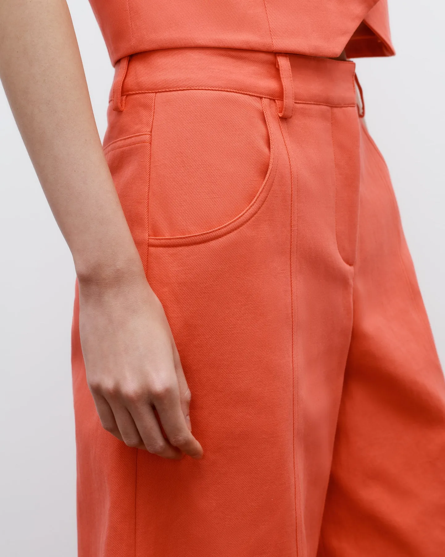 Dee's Trouser in Cotton Linen Twill sold by TWP CLOTHING product image thumbnail 3