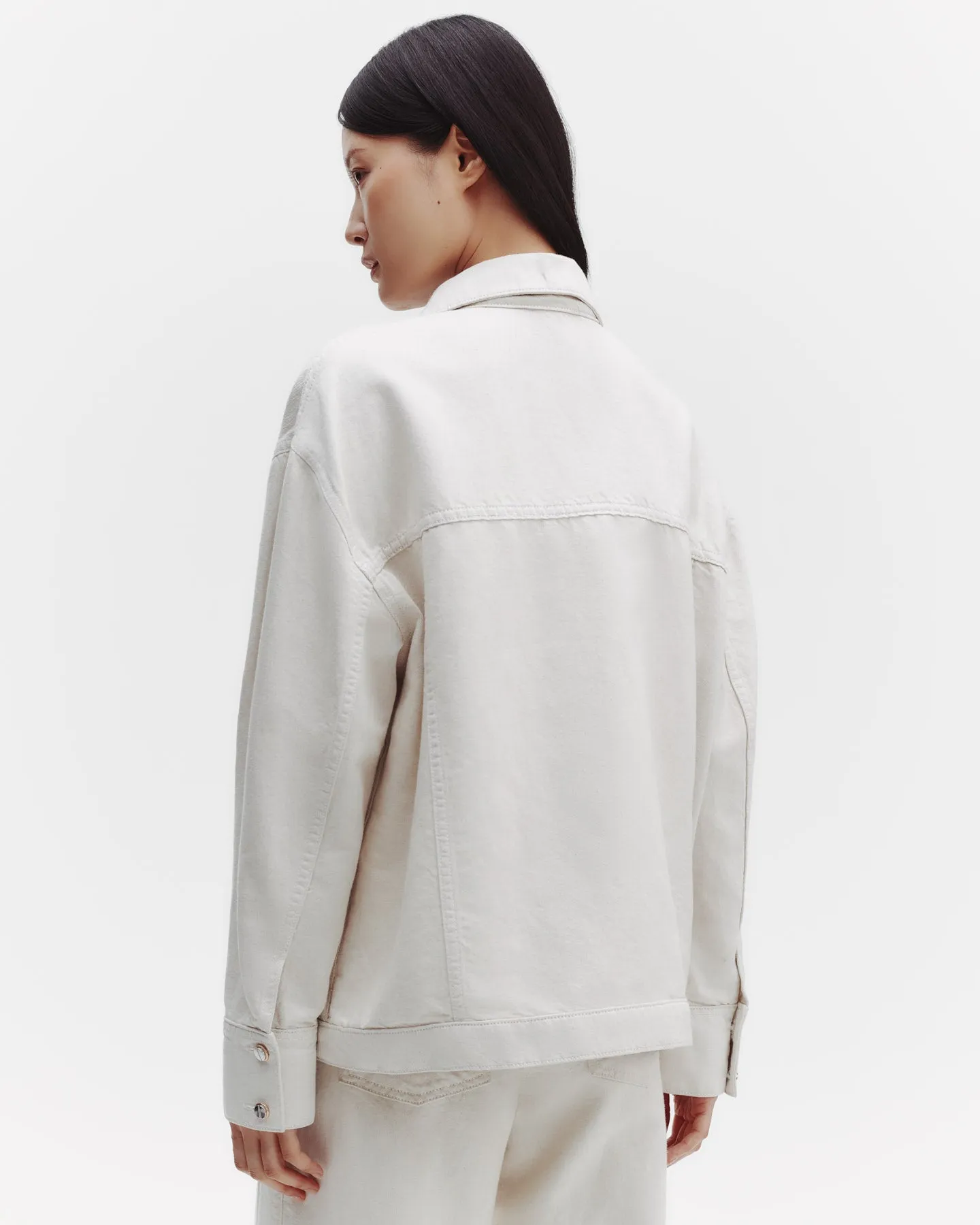 At Ease Popover in Japanese Denim sold by TWP CLOTHING product image thumbnail 4