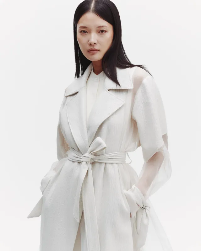 Foreign Affair Jacket with Sequins in Silk Chiffon sold by TWP CLOTHING