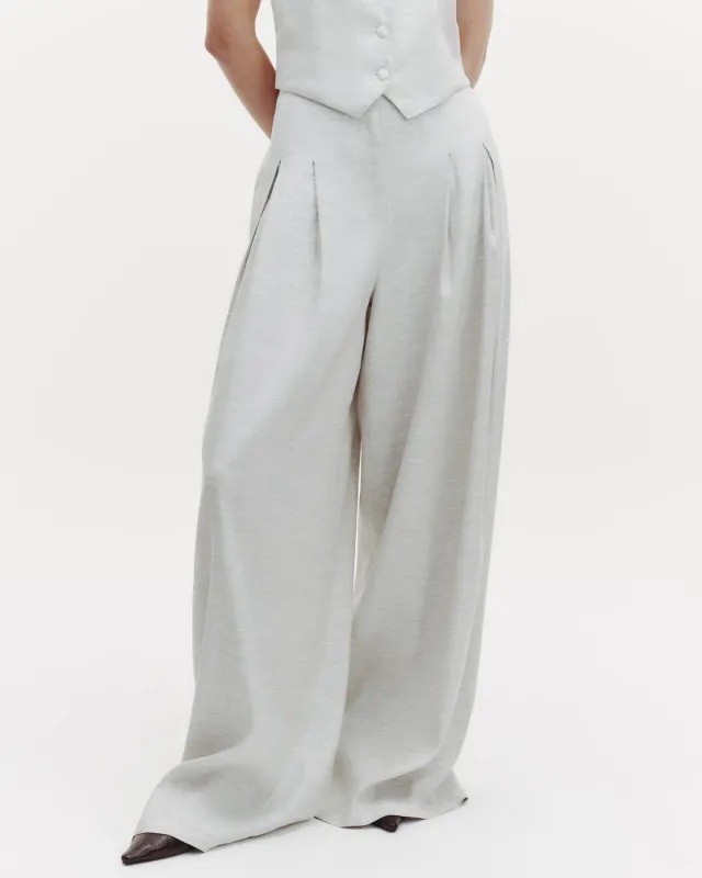 Drew Pant in Linen Viscose sold by TWP CLOTHING