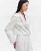 What Once Was Blazer with Paillettes in Coated Viscose Linen sold by TWP CLOTHING