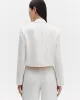 What Once Was Blazer with Paillettes in Coated Viscose Linen sold by TWP CLOTHING
