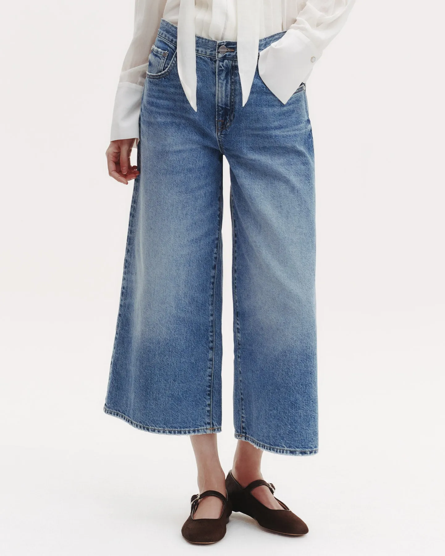 Tiny Tiny Dancer Jean in Vintage Washed Denim sold by TWP CLOTHING product image thumbnail 2