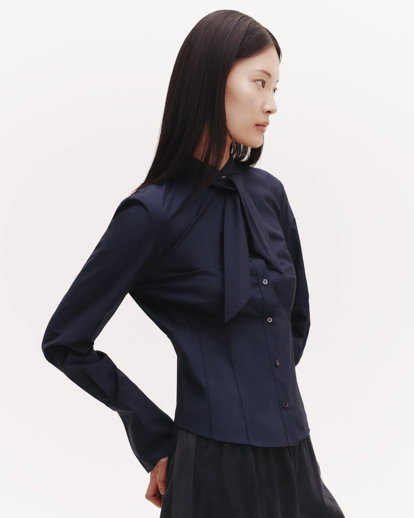 Fifi's Shirt in Cotton Poplin sold by TWP CLOTHING product image thumbnail 3