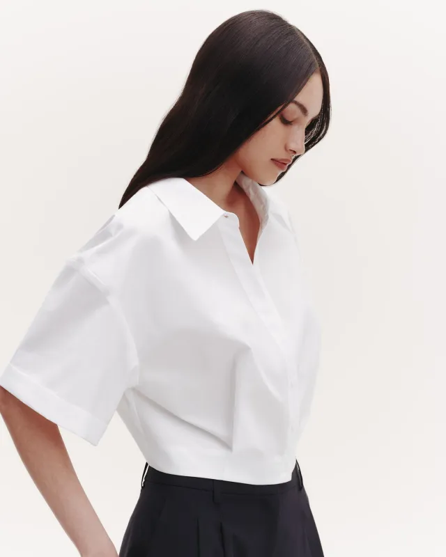 She Comes and Goes Again Top in Cotton Shirting sold by TWP CLOTHING