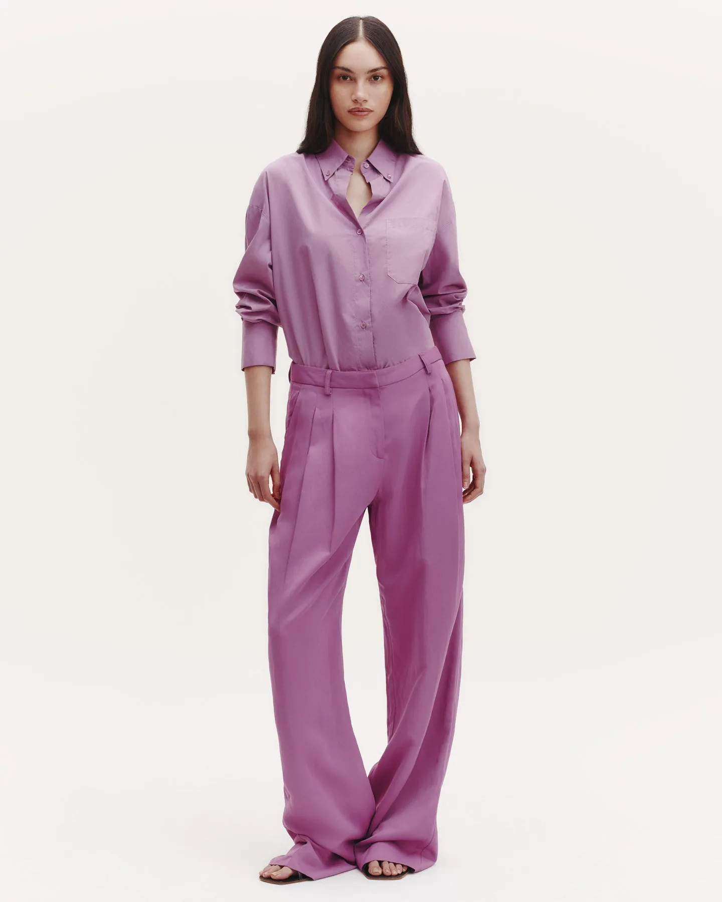 Sulli Pant in Coated Viscose Linen sold by TWP CLOTHING product image thumbnail 5