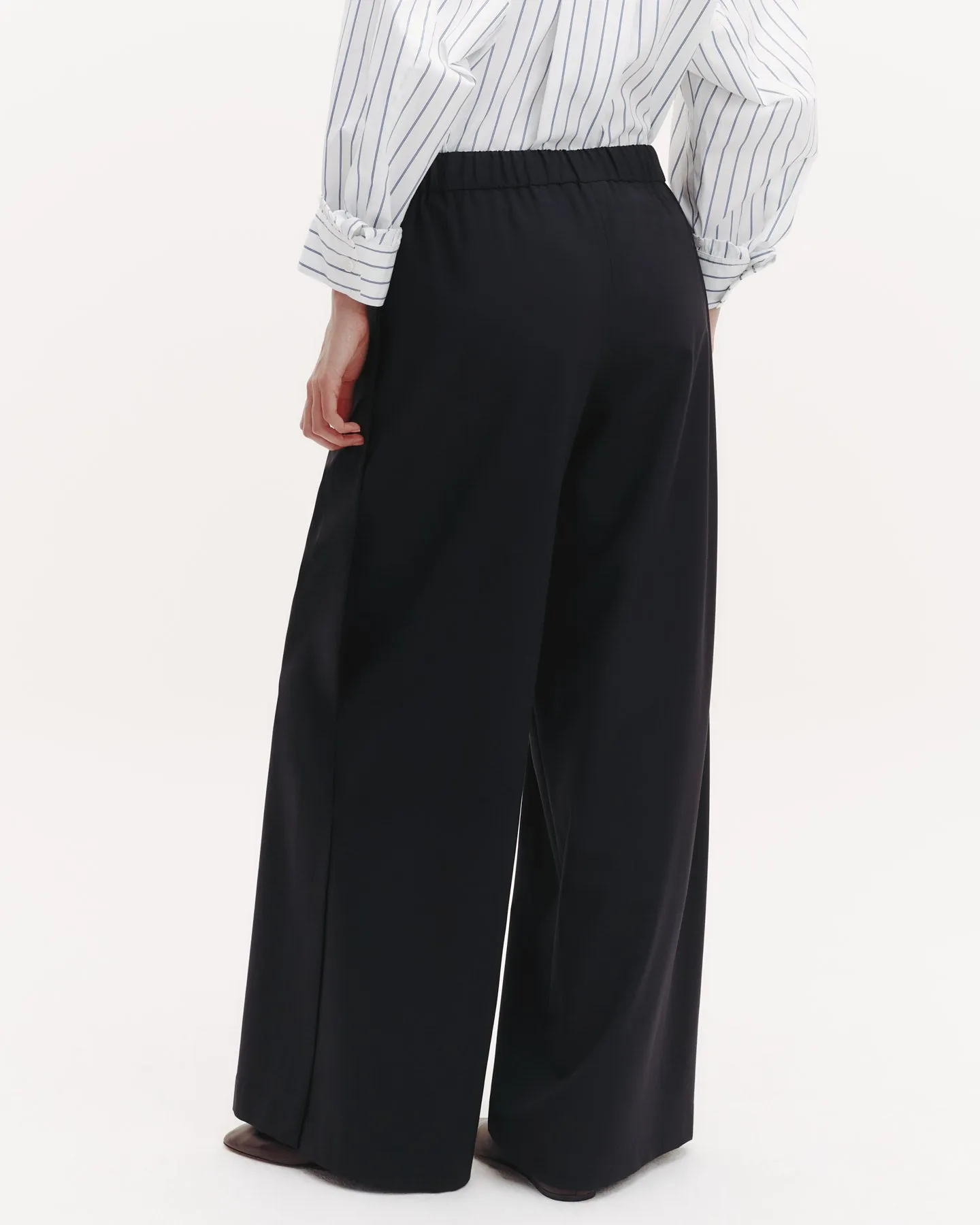 Eva Pant with Tux Pleat in Ultrafine Stretch Suiting sold by TWP CLOTHING product image thumbnail 5