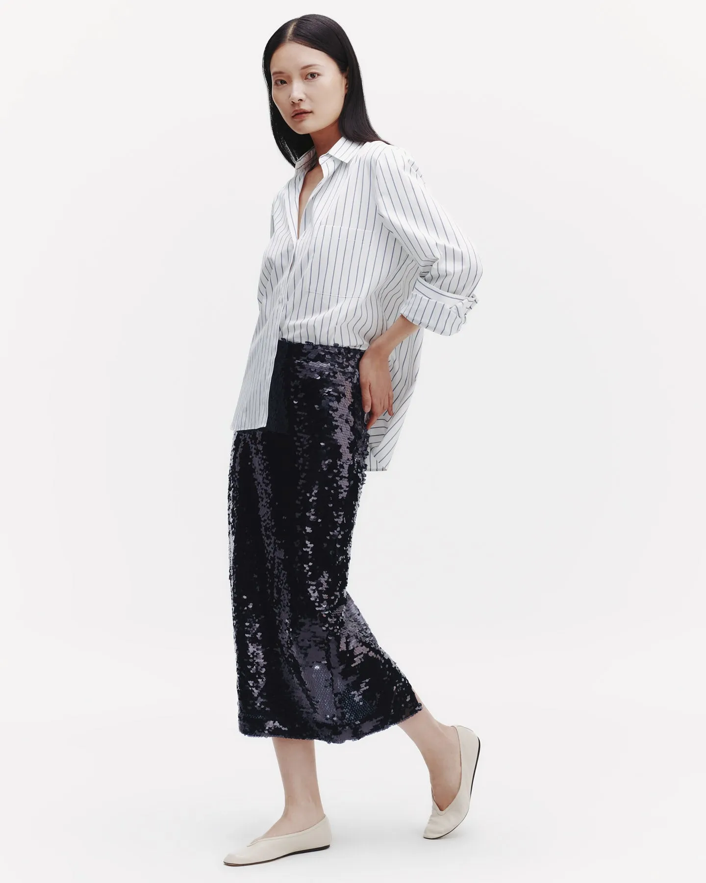 Sylkie Skirt with Paillettes sold by TWP CLOTHING product image thumbnail 2