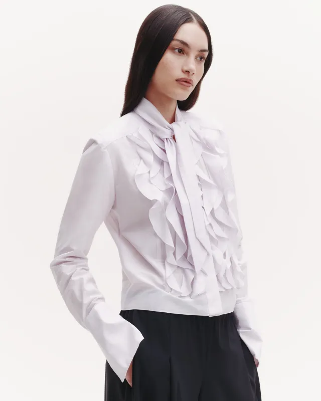 Patti Top with Tie in Garcon Cotton Stripe sold by TWP CLOTHING