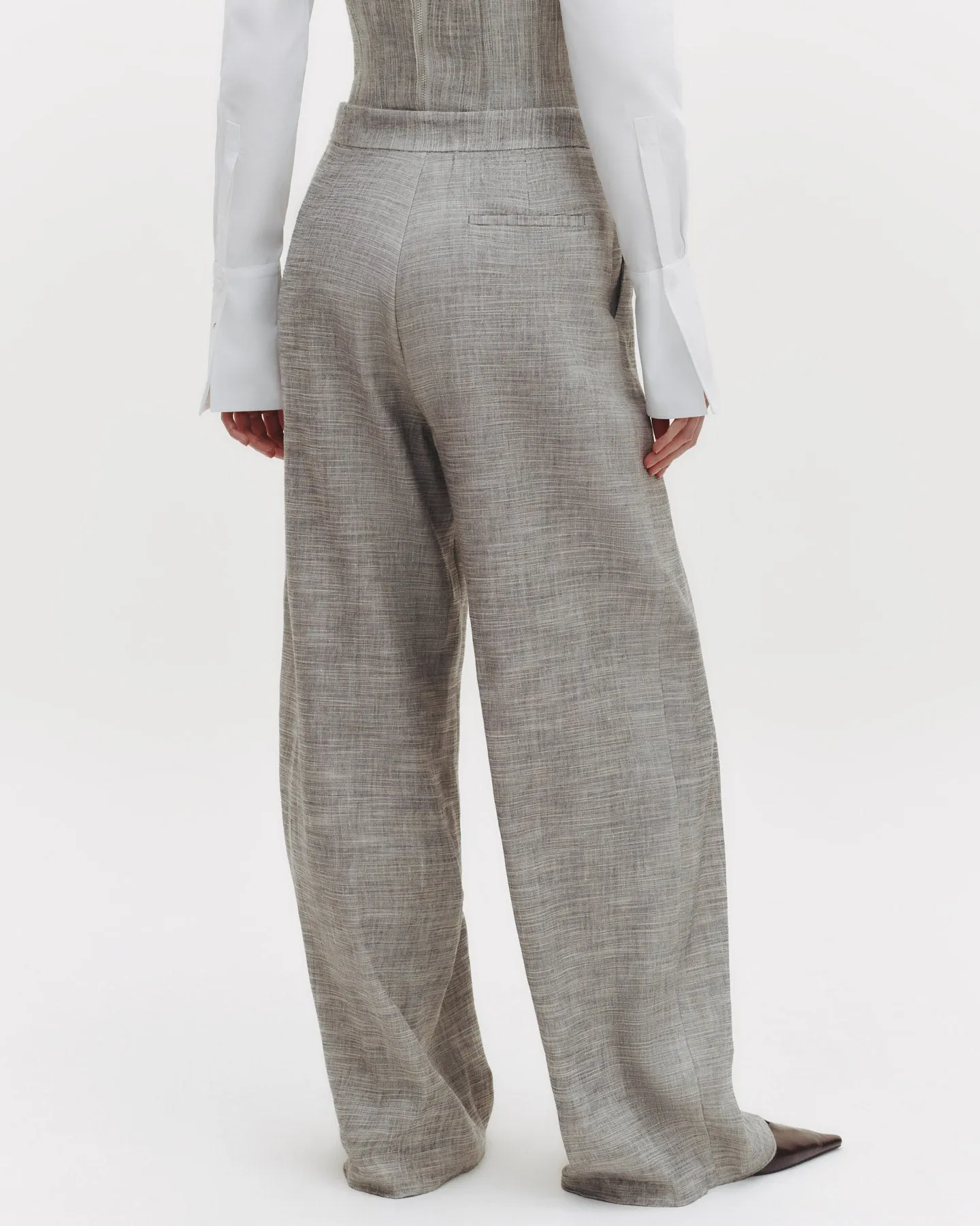 Greenwich Avenue Pant in Novel Suiting sold by TWP CLOTHING product image thumbnail 5