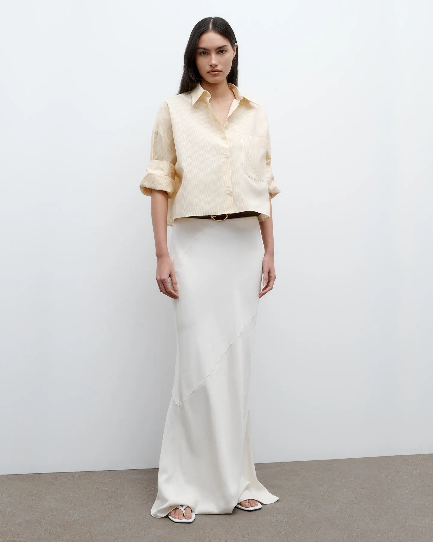 Next Ex Shirt in Cotton Banker Stripe sold by TWP CLOTHING product image thumbnail 2